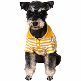 Cute Dog Clothes Striped Dog Polo Shirts Cute Sweater Puppy Clothes Gentle Sweater Pet Clothes for Small Medium Large Dogs Cats