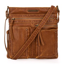 Montana West Crossbody Bags for Women Shoulder Purse and handbags Medium Multi Pocket Travel Bag,MWC-252CM