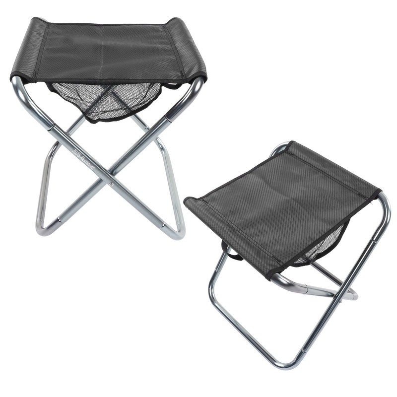 Outdoor Portable Folding Stool Aluminium Alloy Train Painting Camping Folding