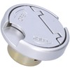 Gas Tank Cap Replacement Tank Cap Silver with 2 Keys