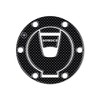 Sticker 3D Carbon Fuel Cap Keyless for Motorcycle Ducati Multistrada
