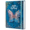 Spiral Notebook College Ruled Journal for Writing B5 3D Butterfly
