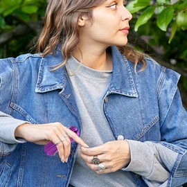 fKiZanthene 2 PCS Spiky Fidget Keyring, 2.6CM Diameter Stress Relief Toy with Chain for School Party Home Use​