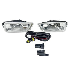 SIEMID Front Halogen Fog Light Kit for 2003-2007 Hond.a Accord 7th Gen, Includes Daytime Running Lights & Bumper Fog Lamps