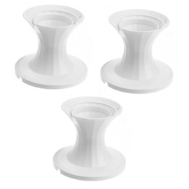 Sosoport 3pcs Tabletop Speaker Stand for Practical Wire Management Bracket Elegant Desktop Holder Lightweight Design for Organized Audio Setup