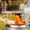 Dirza Heat Deflector Compatible with Solo Stove Bonfire and Other