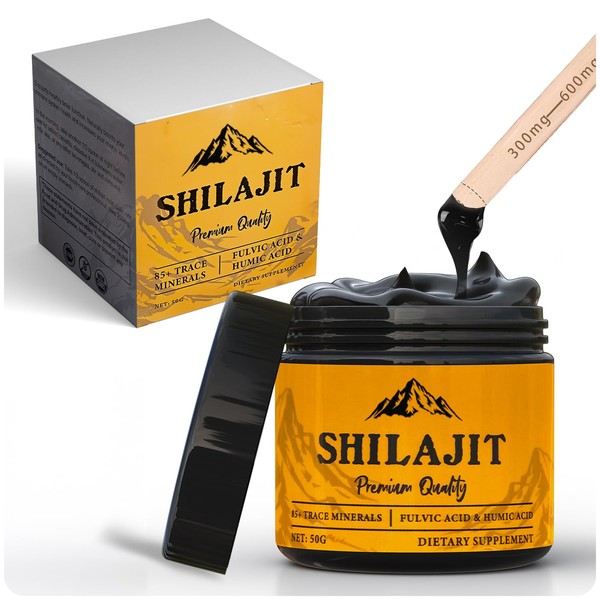 Beverly Healthcare Beverly Healthcare Shilajit Resin, Pure Himalayan Shilajit Resin