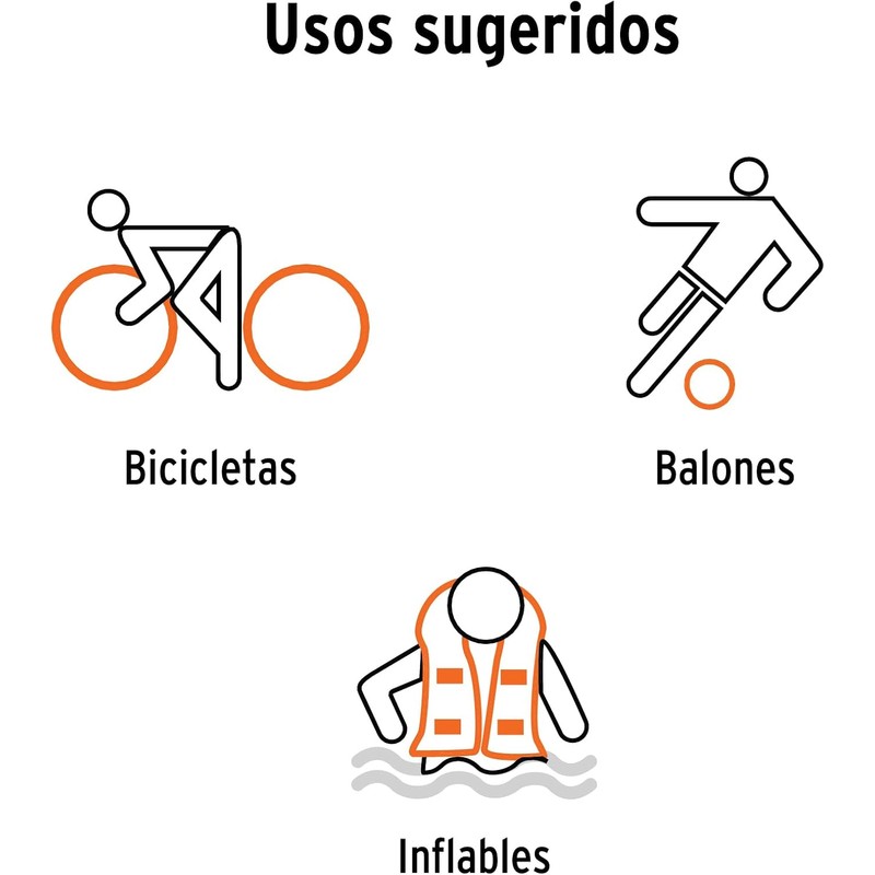 Bomba de Aire Mini Truper BOM-MI con Base de Pedal
