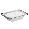 Over The Sink Stainless Steel Oval Colander Strainer Basket -