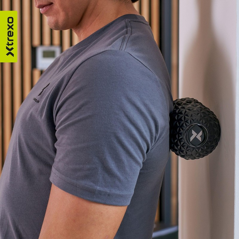 TREXO Doppia sfera di colore nero, 16 x 9 x