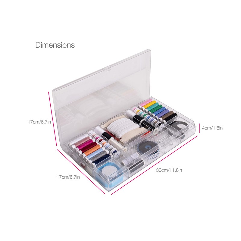 Groves 167 Piece Professional Sewing Kit, Multi-Colour, 30.5 x 17.5