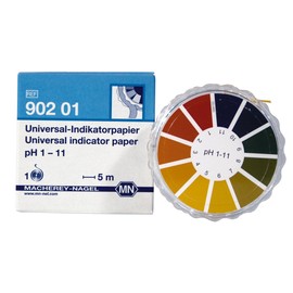 Camlab 1138816 Universal Indicator Paper, pH 1-11, 6 m x 7 mm Reel
