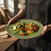 Yokiiimakiii salad plates set of 4, 10.5 inch Reactive Glaze