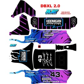 JUST RC WRAPS LOSI 5T DBXL  THEME  body wrap decals stickers KB43 TRIBUTE