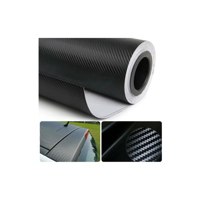 DIYAH 3D Black Carbon Fiber Film Twill Weave Vinyl 72"