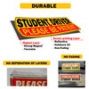 TOTOMO Student Driver Magnet for Car Sign - 10"x3.5" Magnetic
