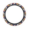 Subily American Flag and Eagle Elastic Steering Wheel Cover, Thickened
