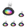 ledscom.de 5 recessed Ceiling spotlights Fere recessed Frame Black matt