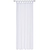 Megachest sheer Voile Tab Top Curtain(Pure White, 56" wideX118 drop(W142cmXH300cm))