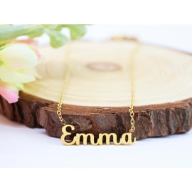 Only faith Personalisierte Namenskette für Frauen Edelstahl mit origineller Geschenkbox Anhänger Kette Schmuck personalisiert speziell für Freunde Freund Freund, standard, Edelstahl, Nicht zutreffend