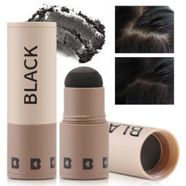 Boobeen Hairline Powder Stick, Root Touch Up and Hair Shadow Powder Stick, Waterproof Hairline Filler to Cover Gray Hair, Thinning Hair