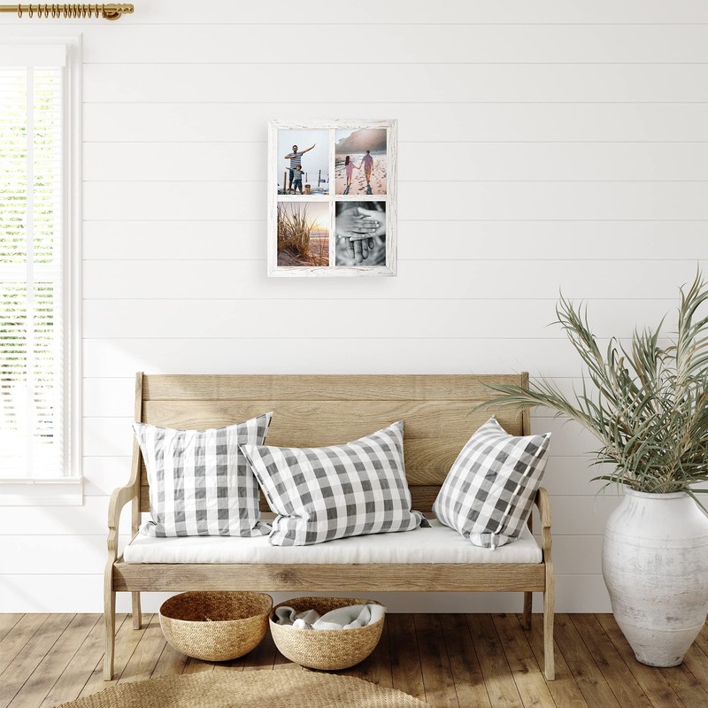 Ilyapa Window Frame Wall Decor 2 Pack - Large 18x22