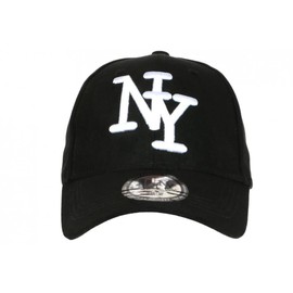 Hip Hop Honour NY Baseball Cap Suede Black Fashion Class Baseball Utchy - Size: One Size - Color: Black - Mens Black One Size, black