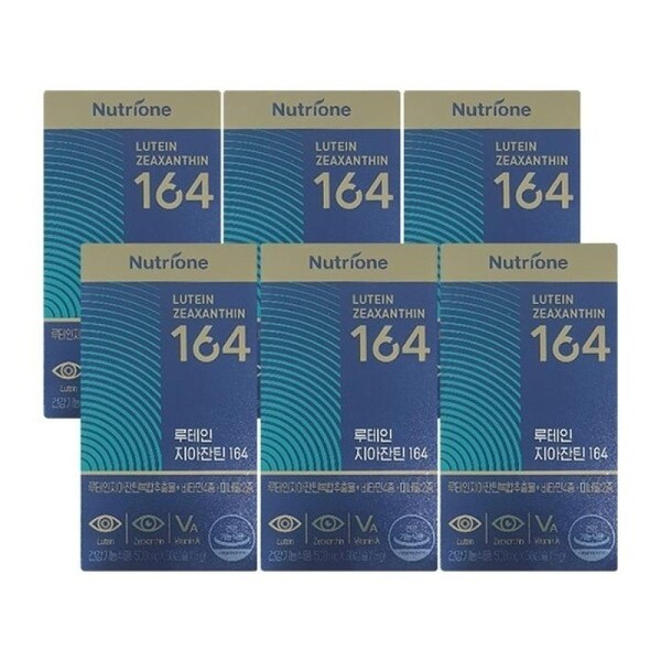 NutriOne Lutein Zeaxanthin 164500mg 30 Capsules 6 SDL / 뉴트리원루테인지아잔틴164500mg30캡슐6개SDL