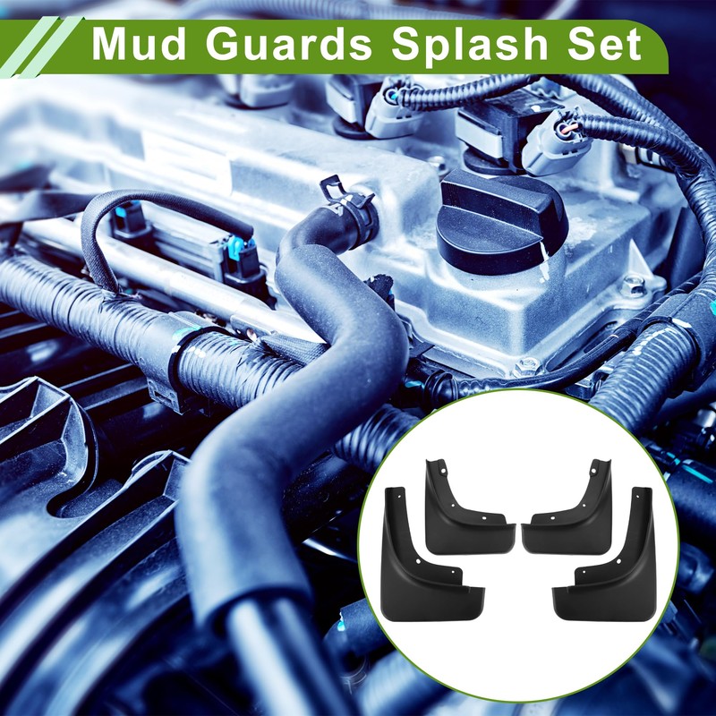 HOPESPANNER Mud Flaps Splash Guards for Jeep Compass 2.4T 2017-2020