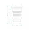 Viva Mini Slinky-FIT Flexible WC Pan Connector 200Mm - 350Mm