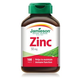 Jamieson Jamieson Laboratories Zinc 50 Mg, 100 Count (Pack of 1)