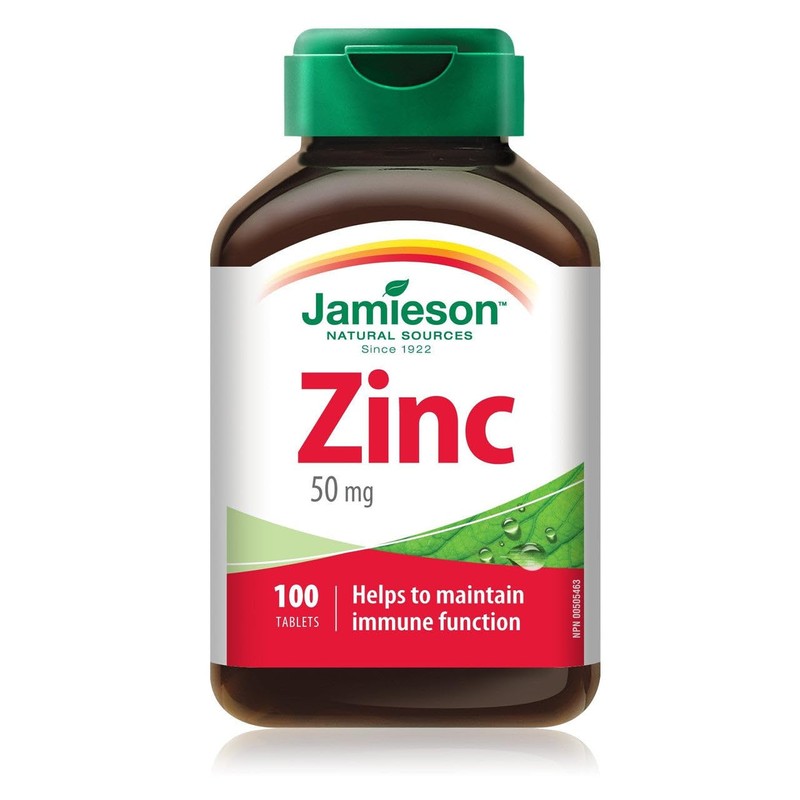 Jamieson Jamieson Laboratories Zinc 50 Mg, 100 Count (Pack of