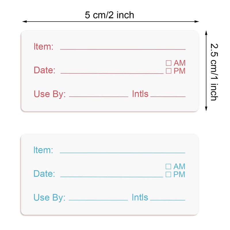 Outus Dissolvable Food Labels for Container Removable Canning Labels Food