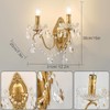 Ondersley Crystal Wall Sconce, Gold Wall Sconces, Gold Sconces Wall