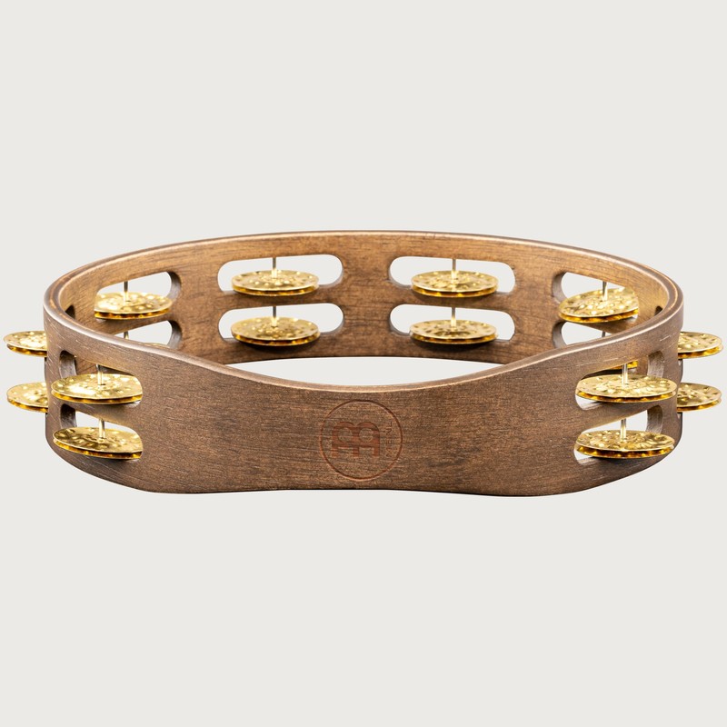 Meinl Percussion Traditional Wood Tambourine - 2-reihiges Tamburin - Durchmesser