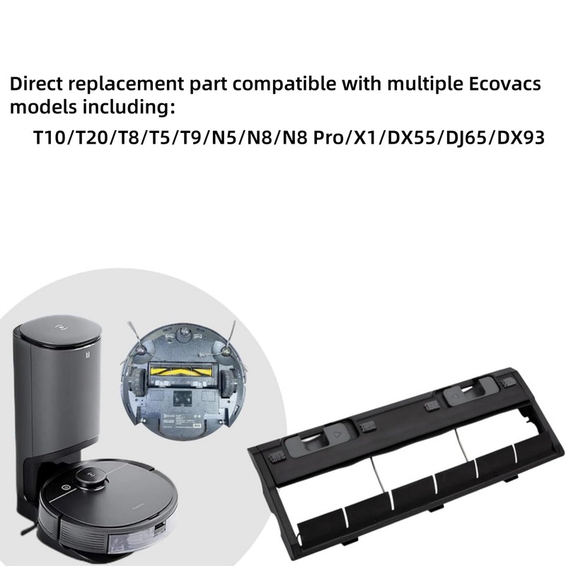 Suytvenxau 1Pc Main Brush Back Cover Compatible with Ecovacs Deebot