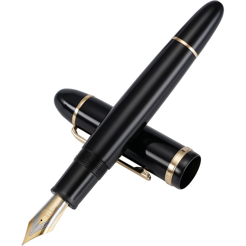 Jinhao X159 - Pluma estilográfica de punta extrafina, color rojo