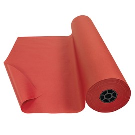 Colorations DSRE Dual Surface Paper Roll, Scarlet Red,, 36" x 1000' (1 Roll)