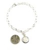 Sterling Silver St Christopher Bracelet - Patron Saint of Travellers