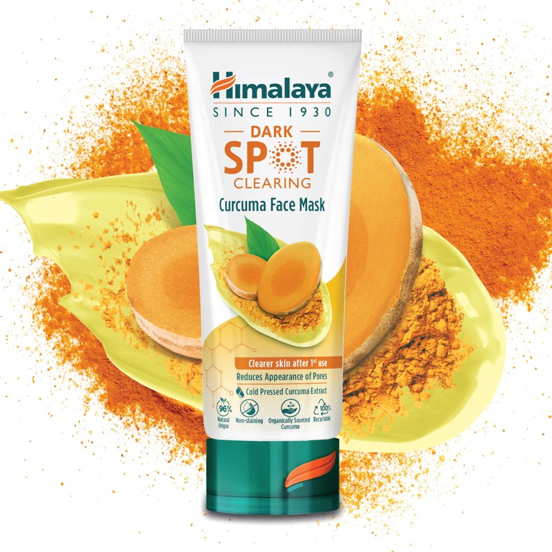 Himalaya Dark Spot Clearing Turmeric Mask |Visibly Reduces Dark Spots
