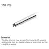 uxcell 150Pcs Slide on End Clasps, 20mm Tube Ball Bead