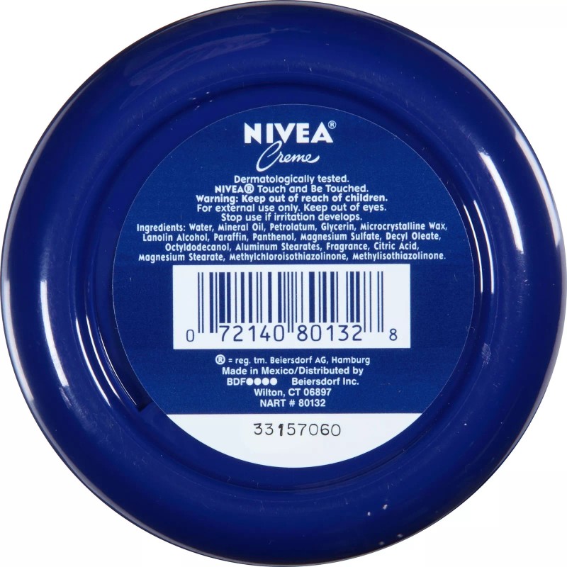 NIVEA Creme Body, Face and Hand Moisturizing Cream, 6.8 Oz
