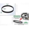 6 Pack 45-69-0010 Replacement Blade Pulley Tires Deep Cut Band