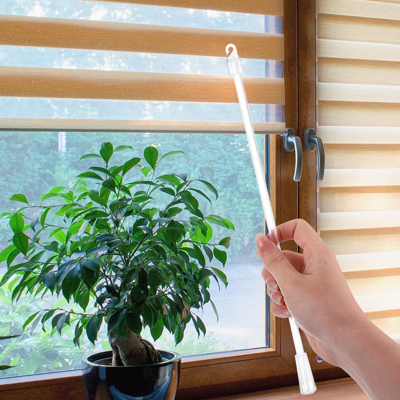 uxcell Blind Wand Tilt Hook and Curtain Cords Fixture, 10Pcs