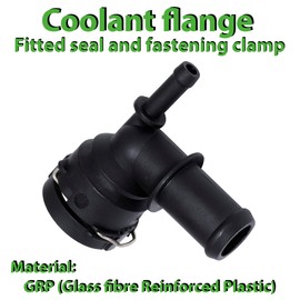 AERZETIX - C67179 - coolant flange with gasket - number of inputs/outputs 3 - compatible with OE numbers 1C0 122 291A