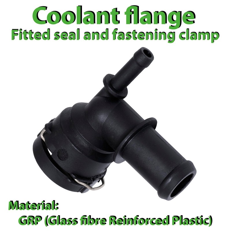 AERZETIX - C67179 - coolant flange with gasket - number