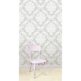 NuWallpaper NUS1935 Ariel Peel & Stick Wallpaper, Grey