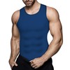 Mens Compression Shirt Vest Workout Tank Tops Abs Abdomen Undershirts