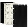 Zelten PP Binder Index Dividers with 4 Sheets Tab Stickers