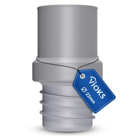 VIOKS Connector Drain Hose Extension Hose Diameter 22 mm & Drain Hose Adapter for Dishwasher / End Piece for Hose Extension Washing Machine Extension Dishwasher